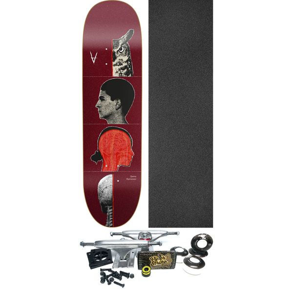 Antiz Skateboards Samu Karvonen Faces Skateboard Deck - 8.37" x 32" - Complete Skateboard Bundle